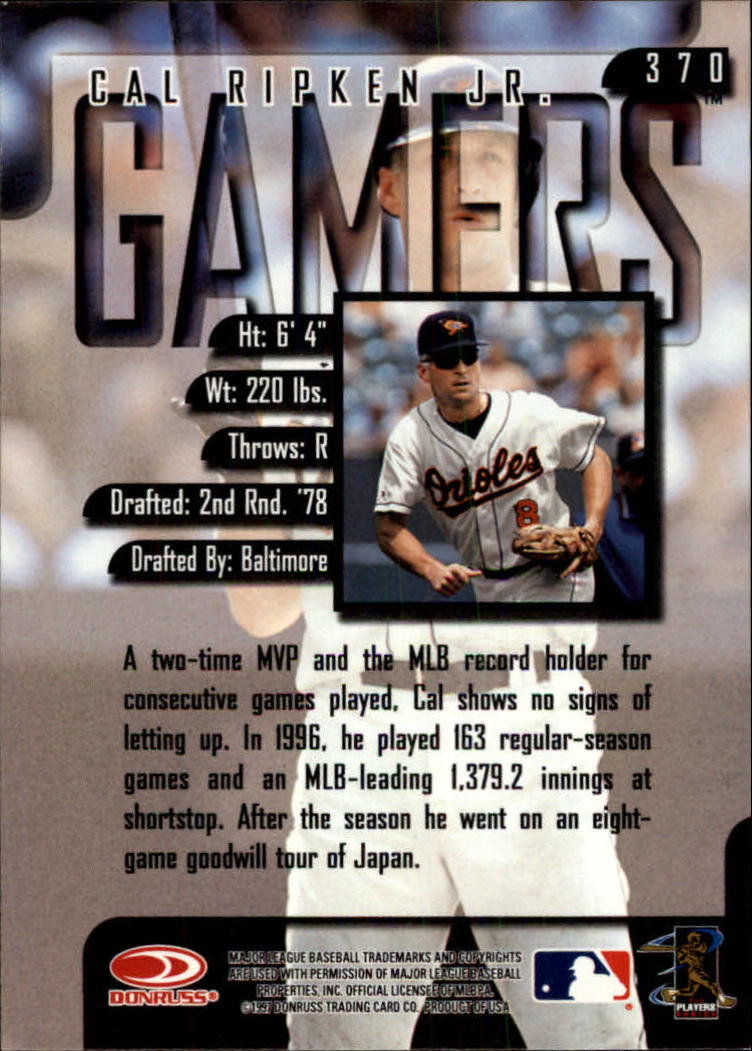 1997 Leaf Baseball "Main Set" Cards #201 to #400 - Picture 339 of 398