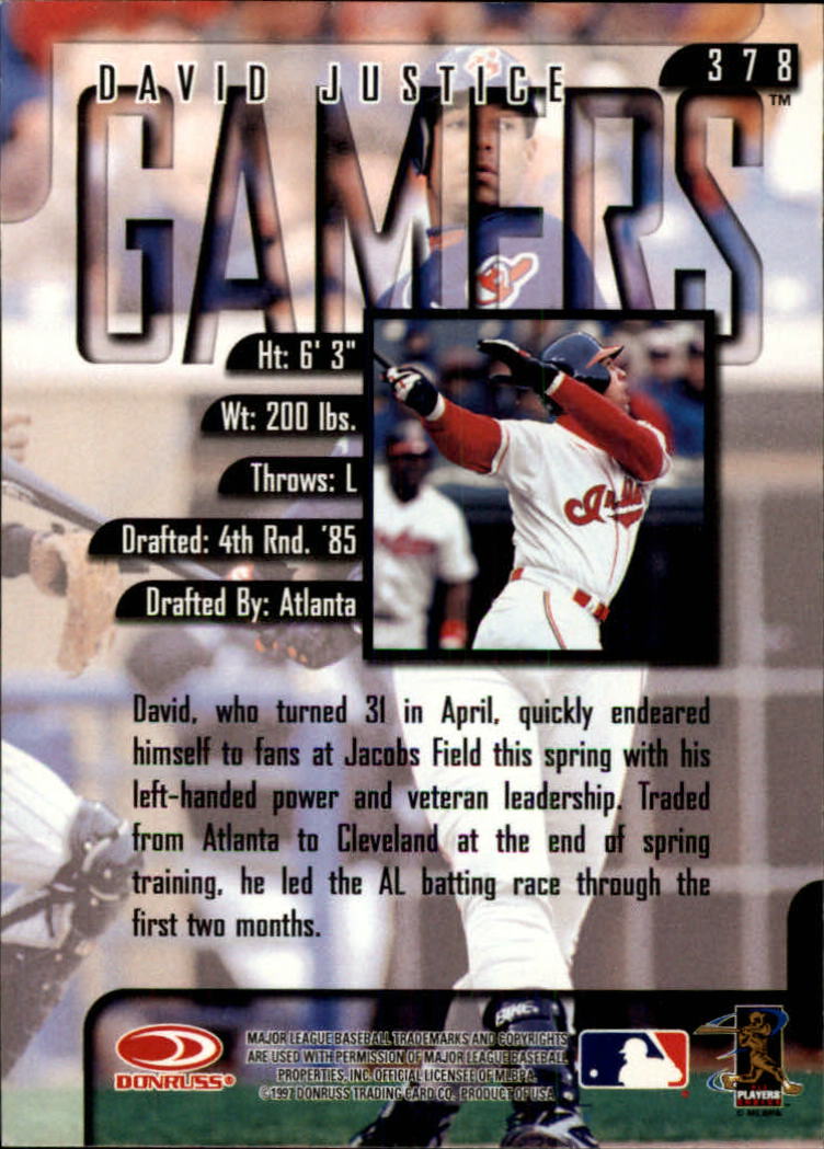 1997 Leaf Baseball "Main Set" Cards #201 to #400 - Picture 355 of 398