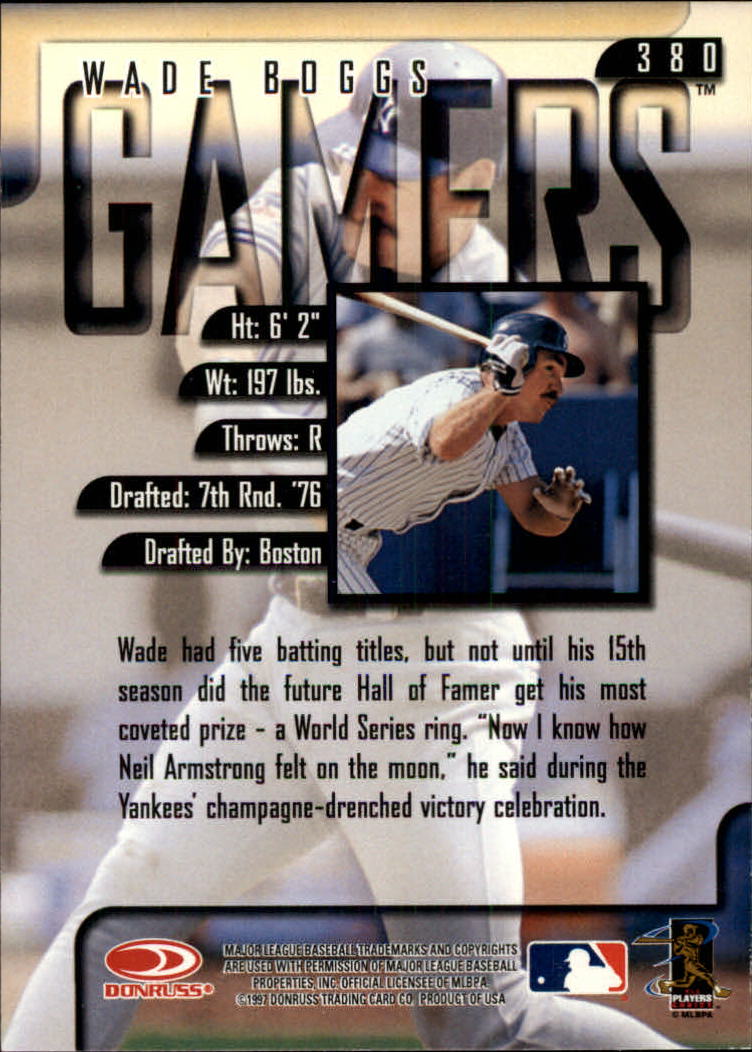 1997 Leaf Baseball "Main Set" Cards #201 to #400 - Picture 358 of 398