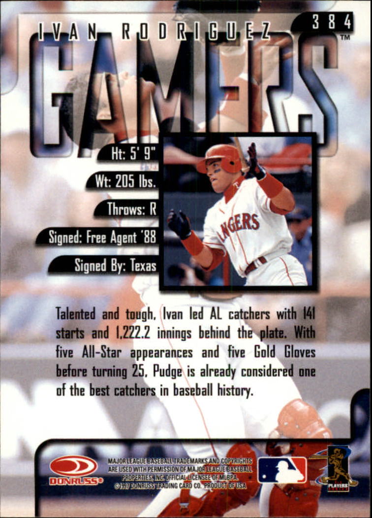 1997 Leaf Baseball "Main Set" Cards #201 to #400 - Picture 366 of 398