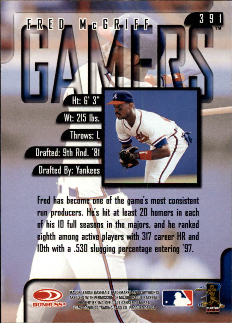 1997 Leaf Baseball "Main Set" Cards #201 to #400 - Picture 380 of 398
