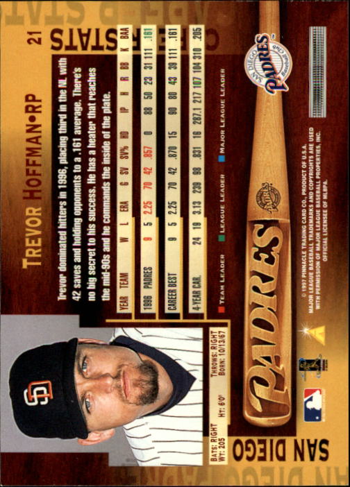 1997 Pinnacle Baseball Card Pick