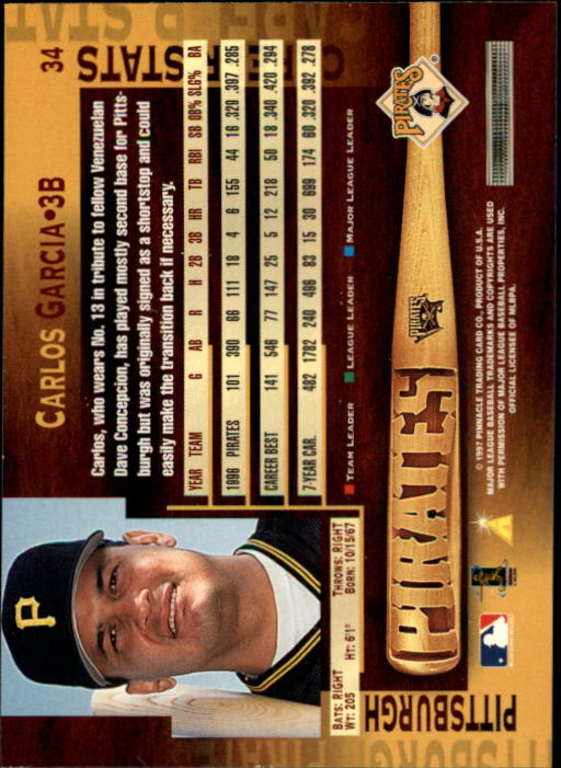 1997 Pinnacle Baseball Card Pick