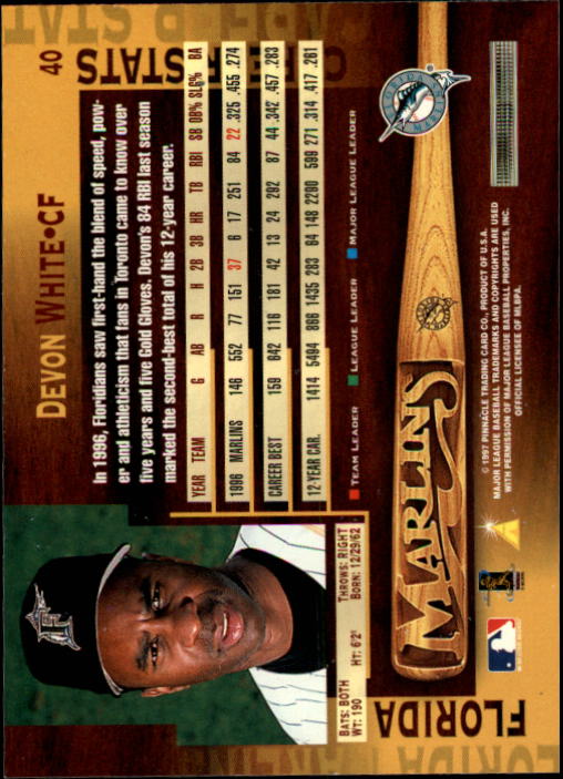 1997 Pinnacle Baseball Card Pick