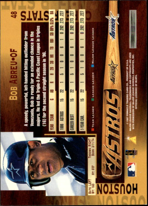 1997 Pinnacle Baseball Card Pick