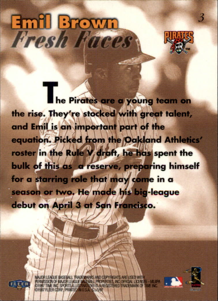 1997 Sports Illustrated (Fleer) Baseball "Main Set" Cards - Picture 7 of 279