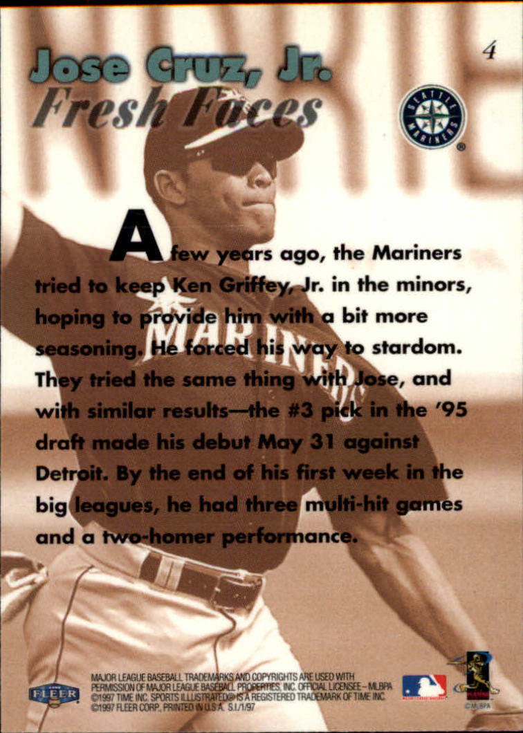 1997 Sports Illustrated (Fleer) Baseball "Main Set" Cards - Picture 9 of 279