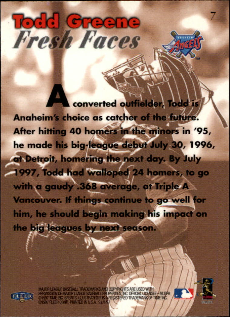 1997 Sports Illustrated (Fleer) Baseball "Main Set" Cards - Picture 13 of 279