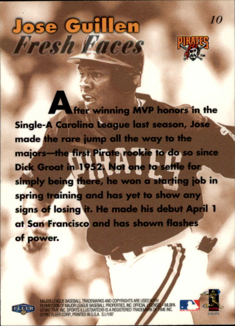 1997 Sports Illustrated (Fleer) Baseball "Main Set" Cards - Picture 19 of 279