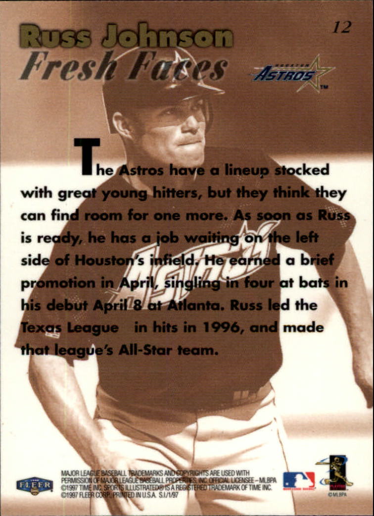 1997 Sports Illustrated (Fleer) Baseball "Main Set" Cards - Picture 23 of 279