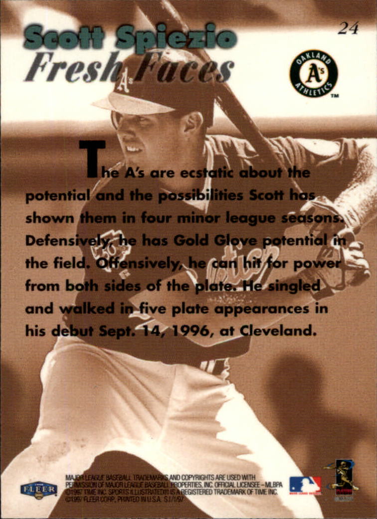 1997 Sports Illustrated (Fleer) Baseball "Main Set" Cards - Picture 39 of 279