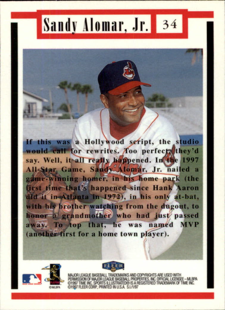1997 Sports Illustrated (Fleer) Baseball "Main Set" Cards - Picture 49 of 279