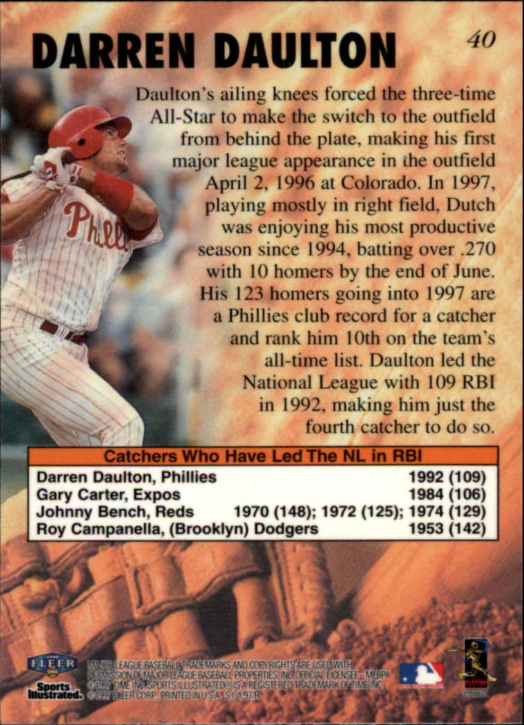 1997 Sports Illustrated (Fleer) Baseball "Main Set" Cards - Picture 61 of 279