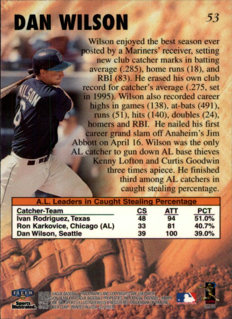 1997 Sports Illustrated (Fleer) Baseball "Main Set" Cards - Picture 81 of 279