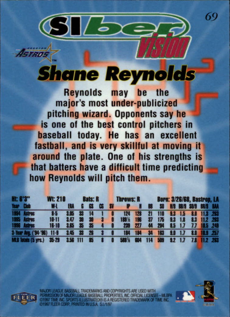 1997 Sports Illustrated (Fleer) Baseball "Main Set" Cards - Picture 103 of 279