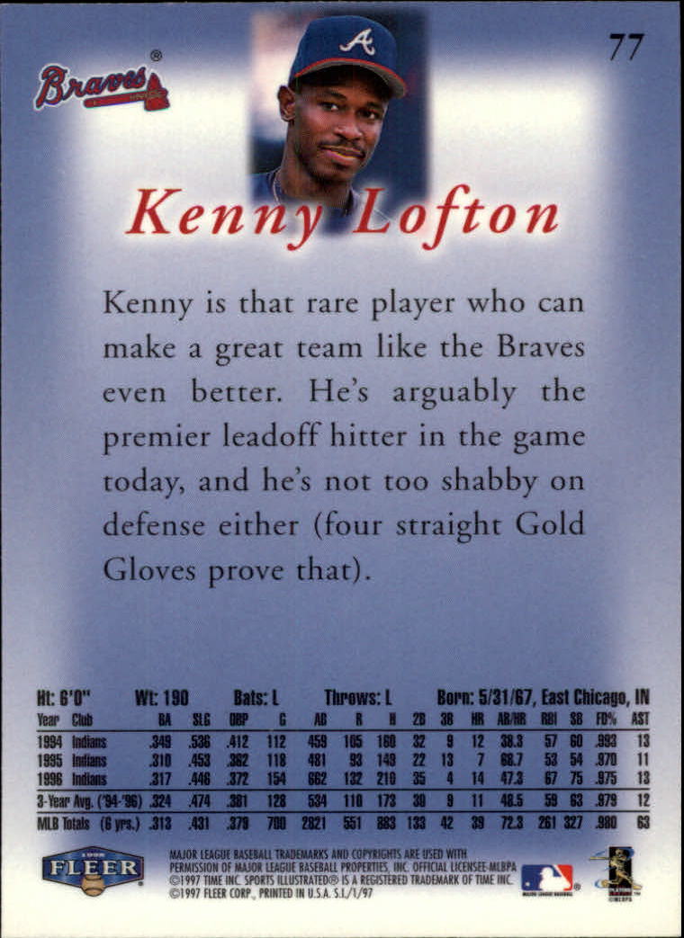 1997 Sports Illustrated (Fleer) Baseball "Main Set" Cards - Picture 117 of 279