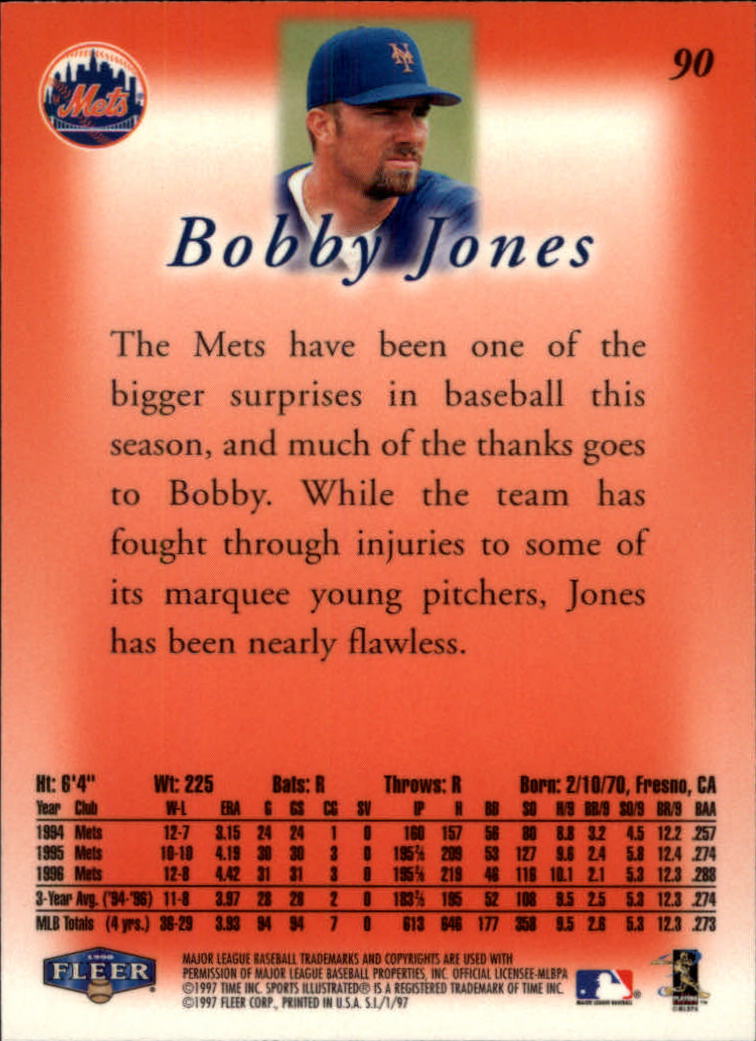 1997 Sports Illustrated (Fleer) Baseball "Main Set" Cards - Picture 139 of 279