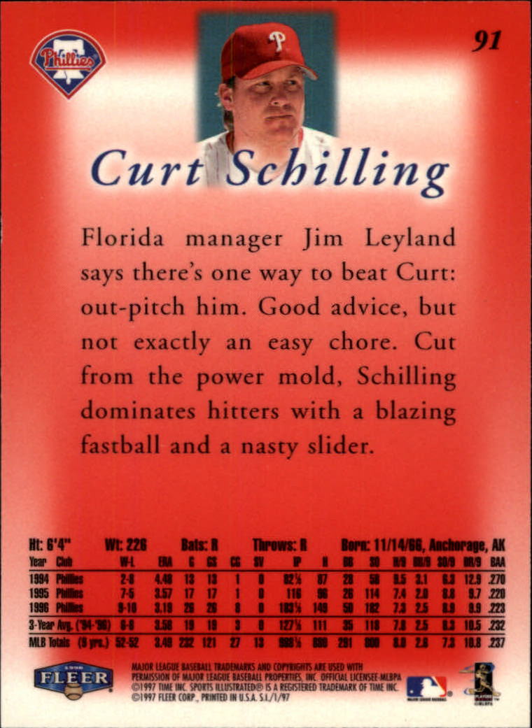 1997 Sports Illustrated (Fleer) Baseball "Main Set" Cards - Picture 141 of 279