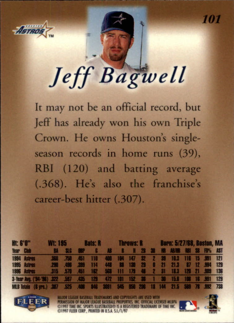 1997 Sports Illustrated (Fleer) Baseball "Main Set" Cards - Picture 155 of 279