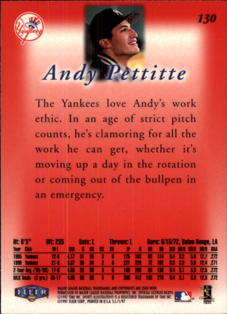 1997 Sports Illustrated (Fleer) Baseball "Main Set" Cards - Picture 199 of 279