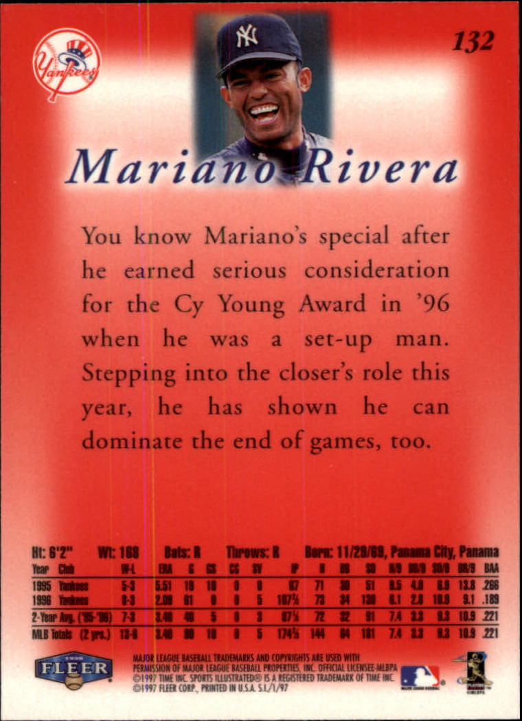 1997 Sports Illustrated (Fleer) Baseball "Main Set" Cards - Picture 203 of 279