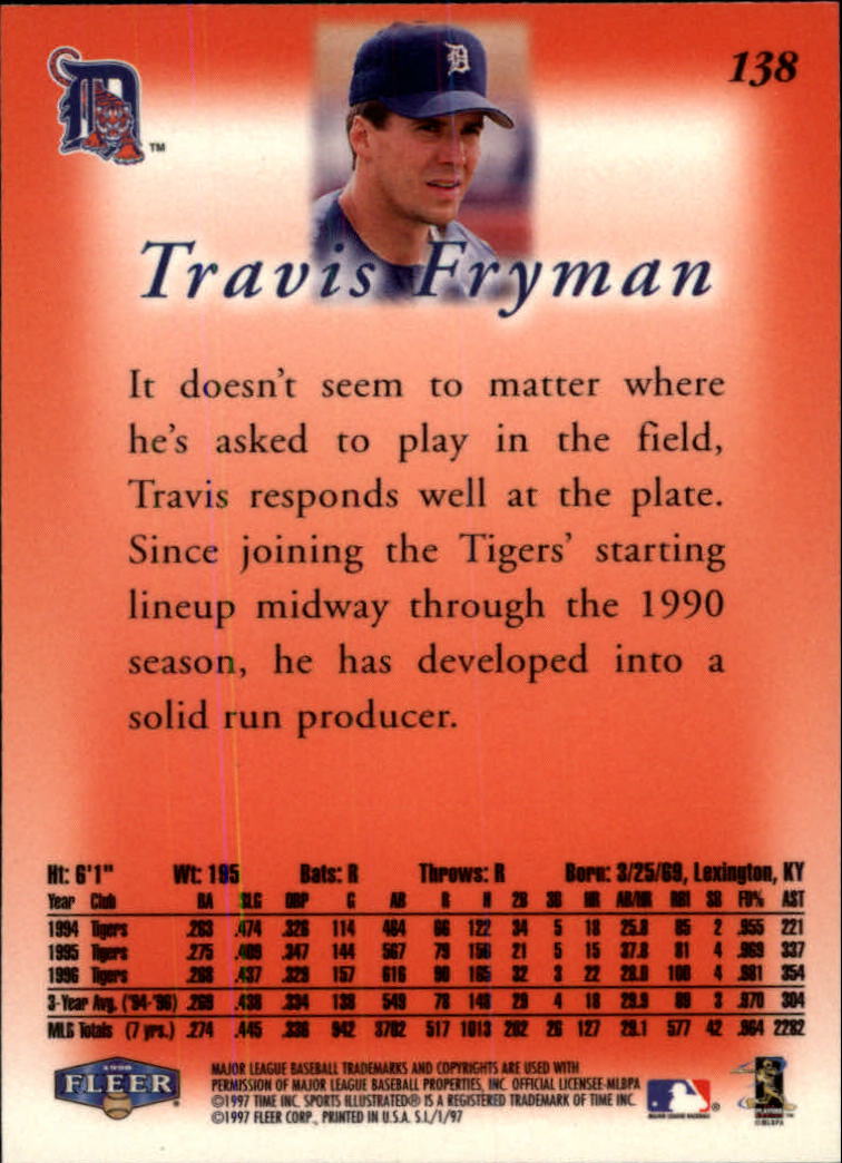 1997 Sports Illustrated (Fleer) Baseball "Main Set" Cards - Picture 215 of 279