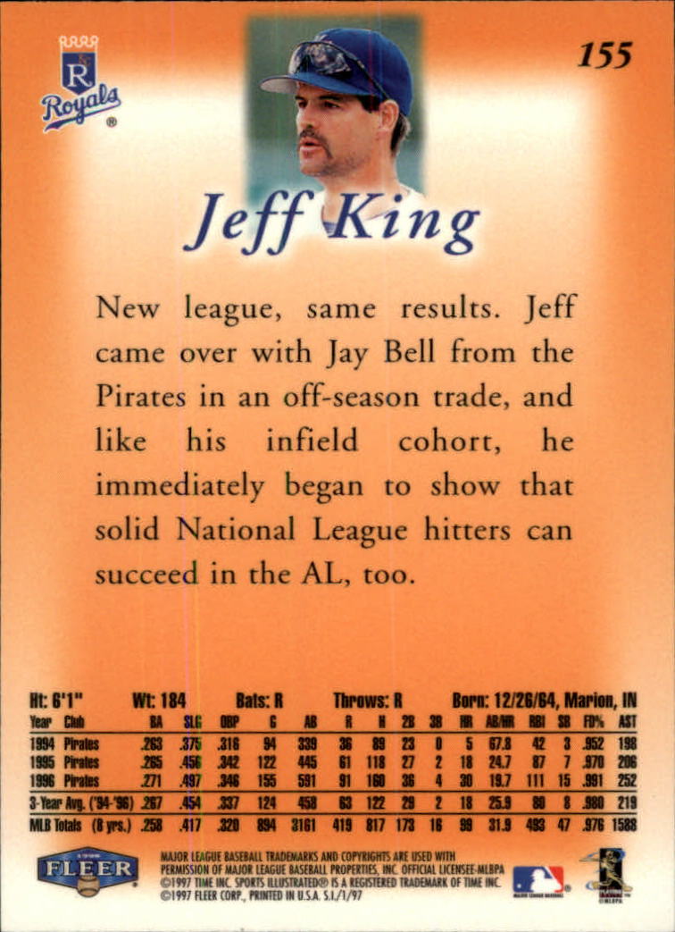 1997 Sports Illustrated (Fleer) Baseball "Main Set" Cards - Picture 245 of 279