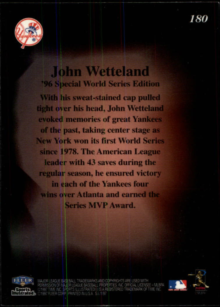 1997 Sports Illustrated (Fleer) Baseball "Main Set" Cards - Picture 277 of 279