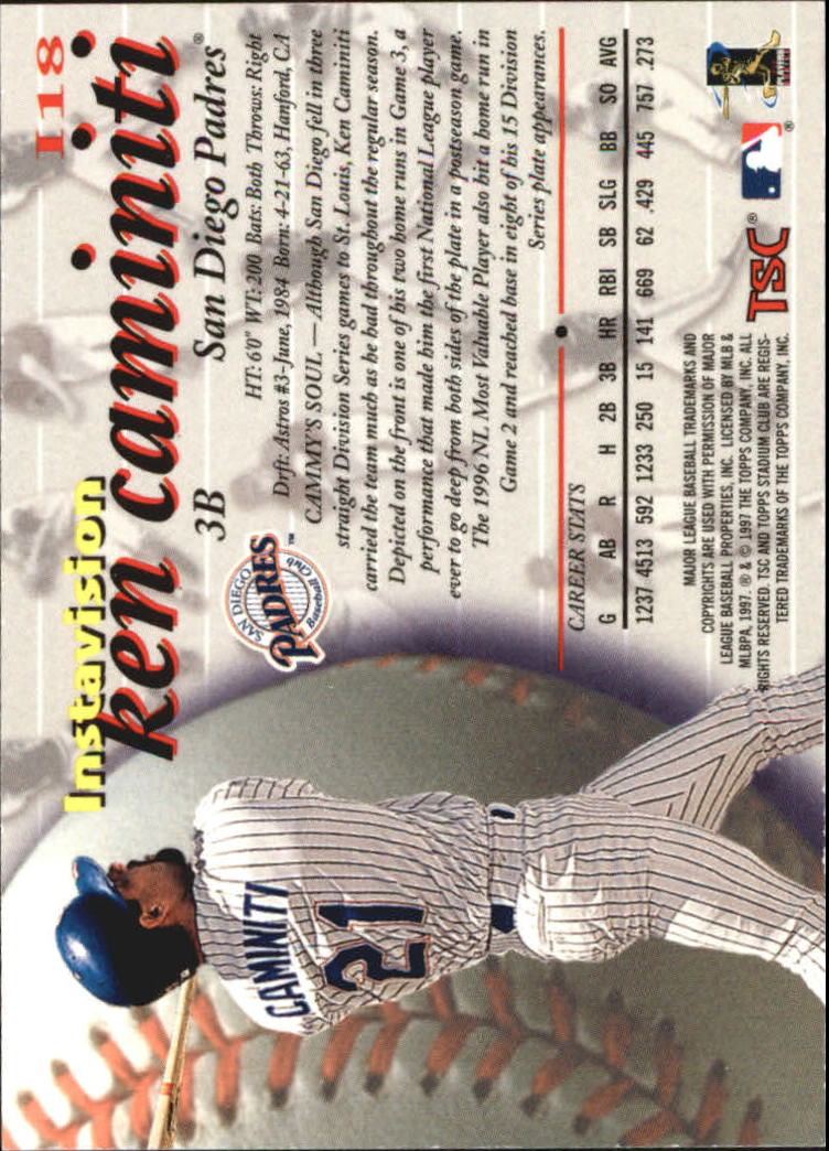 1997 Stadium Club Baseball Part 2 Insert and Parallel Cards - Picture 7 of 39