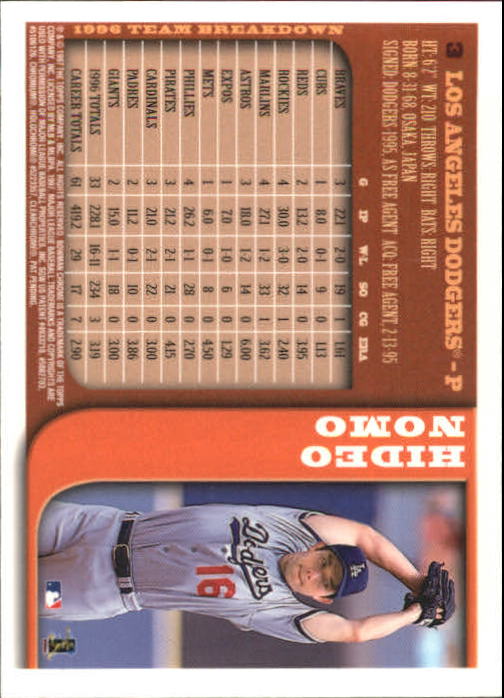 1997 BOWMAN CHROME BASEBALL NM-MT U-PICK - Picture 3 of 491