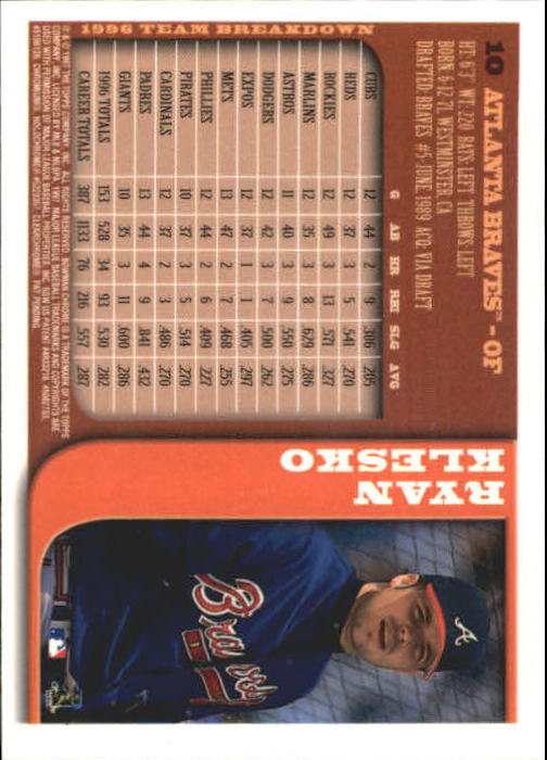 1997 BOWMAN CHROME BASEBALL NM-MT U-PICK - Picture 15 of 491