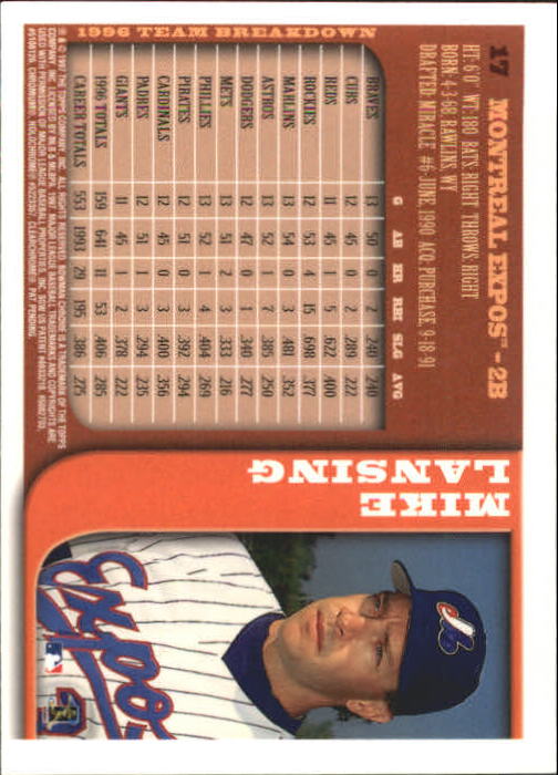 1997 BOWMAN CHROME BASEBALL NM-MT U-PICK - Picture 27 of 491