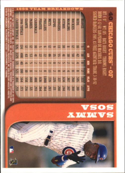 1997 BOWMAN CHROME BASEBALL NM-MT U-PICK - Picture 67 of 491