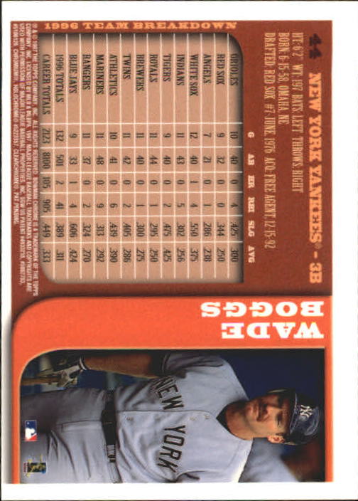 1997 BOWMAN CHROME BASEBALL NM-MT U-PICK - Picture 71 of 491