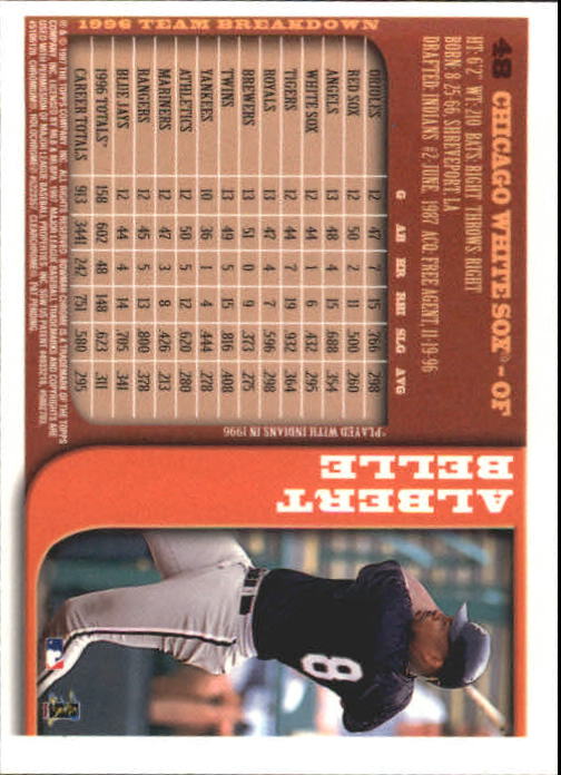 1997 BOWMAN CHROME BASEBALL NM-MT U-PICK - Picture 79 of 491