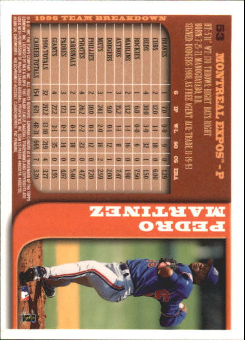 1997 BOWMAN CHROME BASEBALL NM-MT U-PICK - Picture 87 of 491