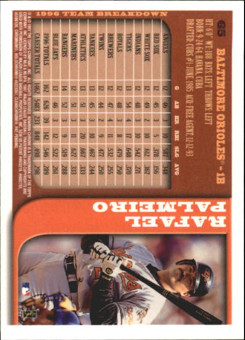 1997 BOWMAN CHROME BASEBALL NM-MT U-PICK - Picture 111 of 491