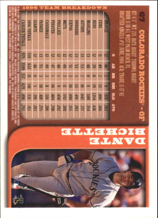 1997 BOWMAN CHROME BASEBALL NM-MT U-PICK - Picture 115 of 491