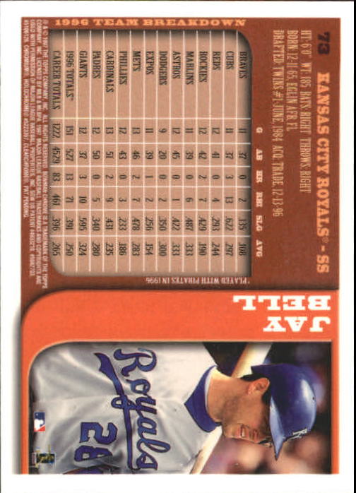 1997 BOWMAN CHROME BASEBALL NM-MT U-PICK - Picture 127 of 491