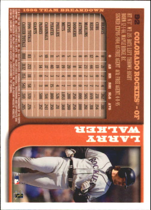 1997 BOWMAN CHROME BASEBALL NM-MT U-PICK - Picture 157 of 491