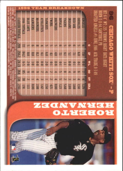 1997 BOWMAN CHROME BASEBALL NM-MT U-PICK - Picture 165 of 491