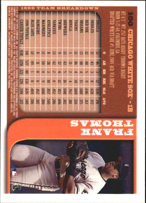 1997 BOWMAN CHROME BASEBALL NM-MT U-PICK - Picture 169 of 491