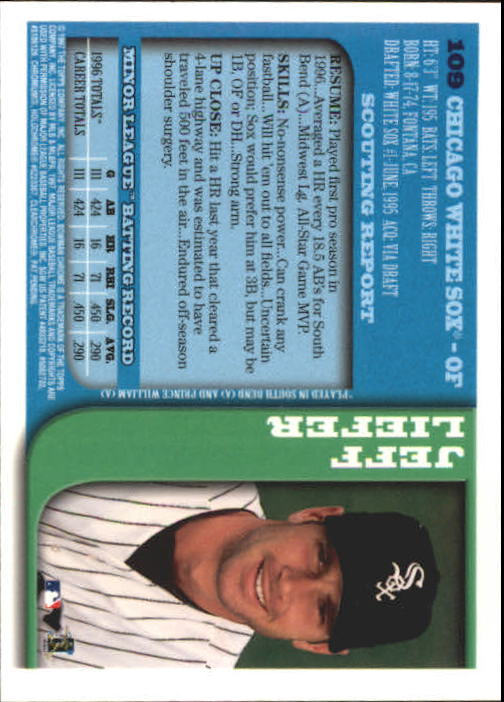 1997 BOWMAN CHROME BASEBALL NM-MT U-PICK - Picture 183 of 491