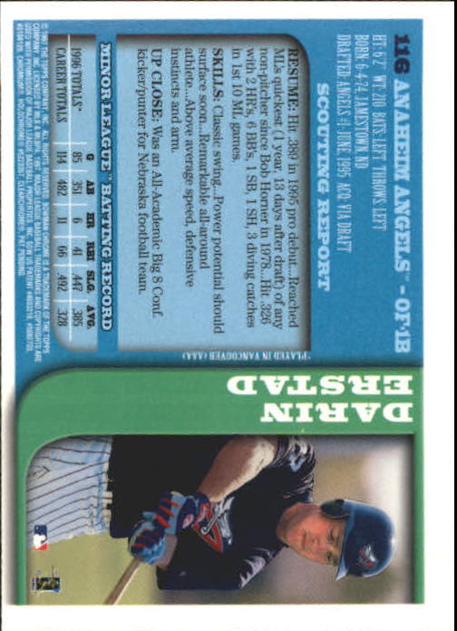 1997 BOWMAN CHROME BASEBALL NM-MT U-PICK - Picture 195 of 491
