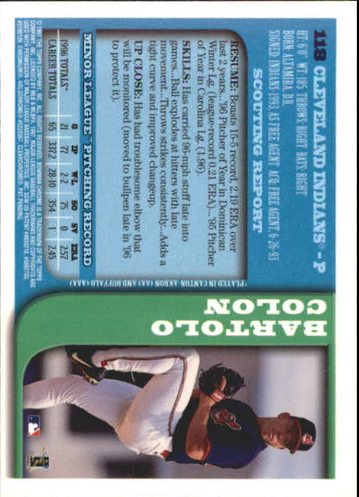 1997 BOWMAN CHROME BASEBALL NM-MT U-PICK - Picture 199 of 491
