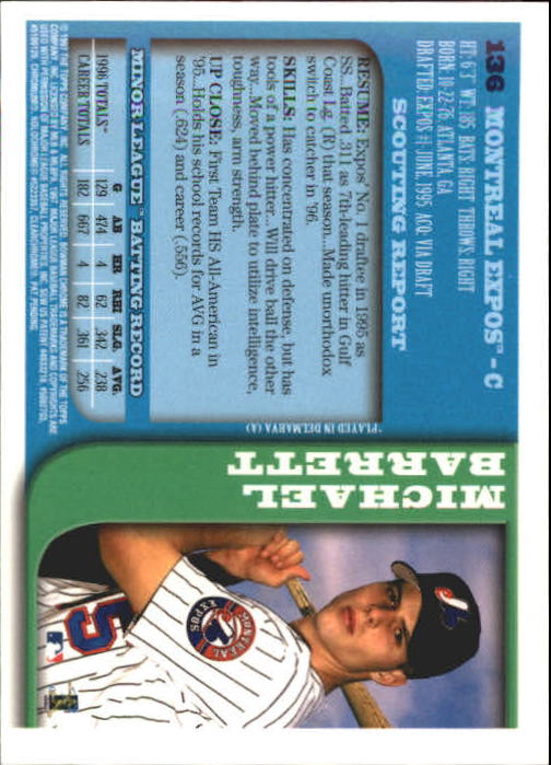 1997 BOWMAN CHROME BASEBALL NM-MT U-PICK - Picture 229 of 491