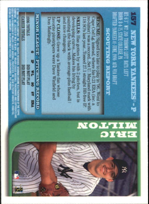 1997 BOWMAN CHROME BASEBALL NM-MT U-PICK - Picture 269 of 491