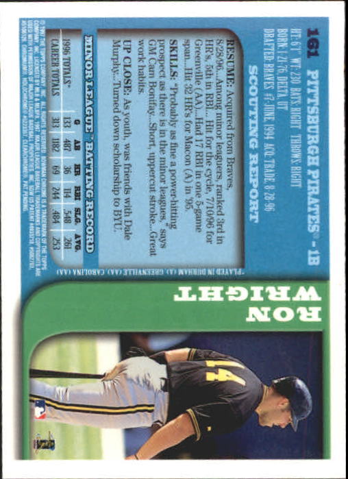 1997 BOWMAN CHROME BASEBALL NM-MT U-PICK - Picture 277 of 491