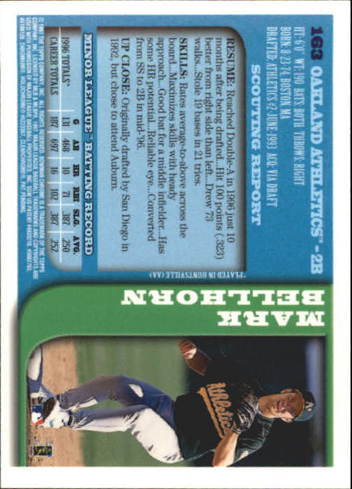 1997 BOWMAN CHROME BASEBALL NM-MT U-PICK - Picture 281 of 491