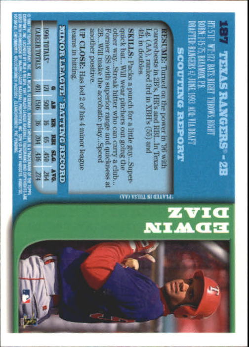 1997 BOWMAN CHROME BASEBALL NM-MT U-PICK - Picture 317 of 491